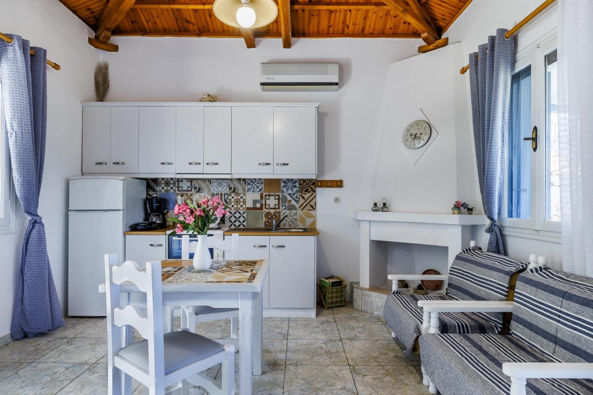 סקופלוס טאון Anesis Apartment 2 Fireplace מראה חיצוני תמונה