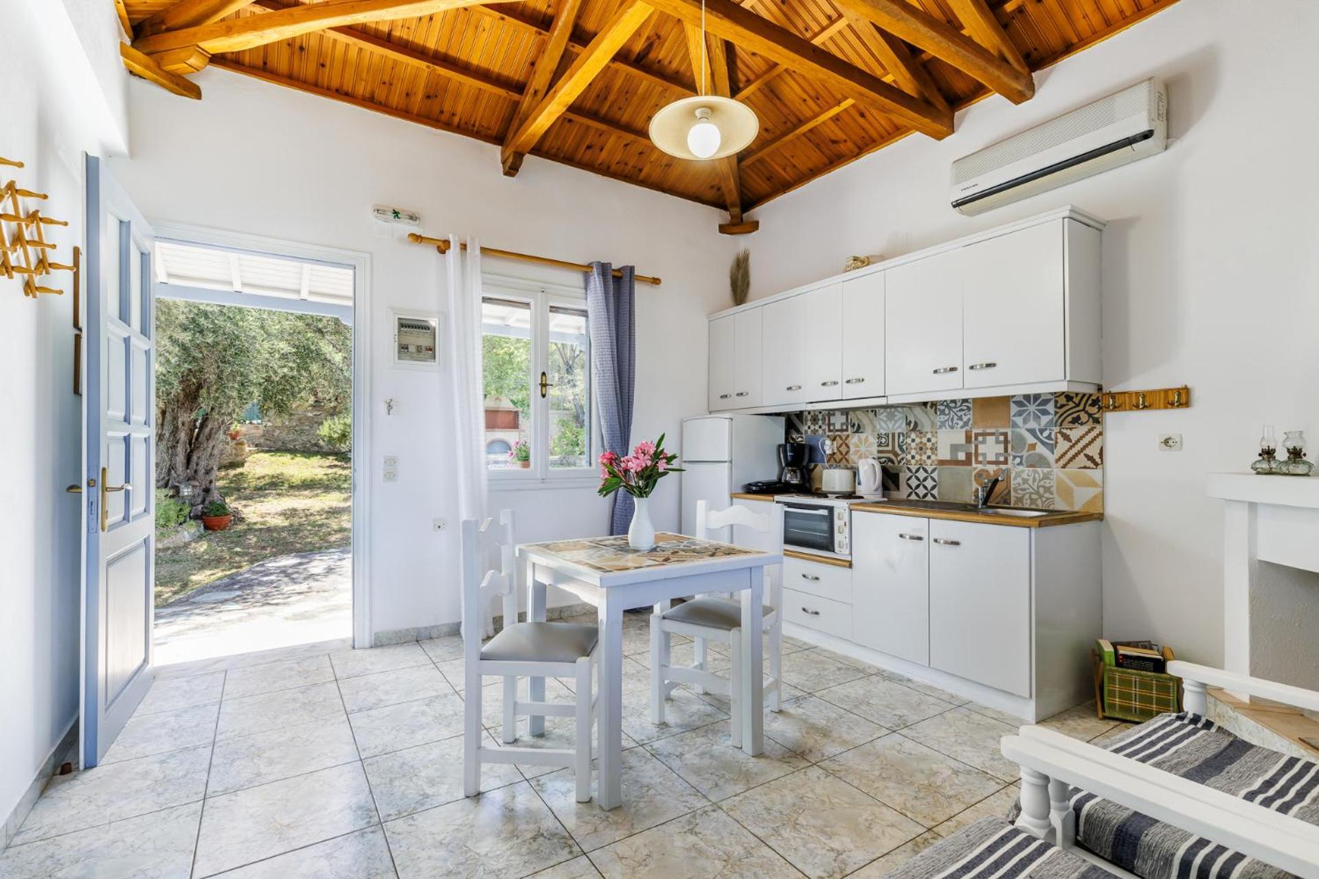 סקופלוס טאון Anesis Apartment 2 Fireplace מראה חיצוני תמונה